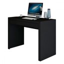 Ver imagem 3 de Mesa Escrivaninha 1 Gaveta Home Office Preto - Panorama Móveis