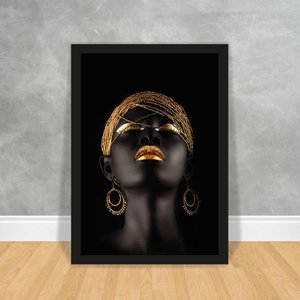 Quadro Brincos Madeira 50x70 Abstrato Decoração Requinte