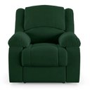Ver imagem 2 de Poltrona do Papai Reclinável Sala de Cinema Madrid Elétrica Touch Usb Veludo Verde Esmeralda G23 Gra