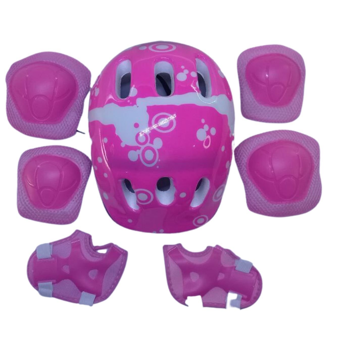 Patins Roller De 4 Rodas Rosa Com Kit de Proteção Tm:36/39 - 3