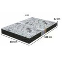 Ver imagem 5 de Cama Casal Isis 100% Mdf para Colchão -super Reforçada -basoto C/ Colchão Casal D23 Gazin:nature
