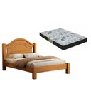 Ver imagem 3 de Cama Casal Isis 100% Mdf para Colchão -super Reforçada -basoto C/ Colchão Casal D23 Gazin:nature