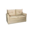 Ver imagem 4 de Sofá Pequeno 02 Lugares 150cm Mobi Suede Bege Herrero