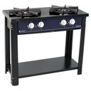Ver imagem 1 de Fogão Profissional 2 Bocas Venâncio Linha Bravo Azul com Espera para Forno
