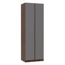 Ver imagem 1 de Guarda Roupa 2 Portas 3 Gavetas 80cm Prime Plus Luciane Móveis