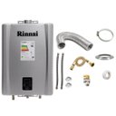 Ver imagem 1 de Aquecedor a Gás GN Rinnai REU E17 Prata+Kit de Instalação