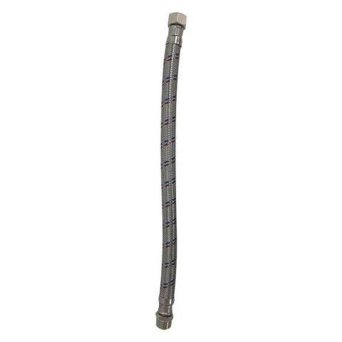Mangueira Flex água 40cm 3/4 (Fêmea) X 1/2 Tudogás