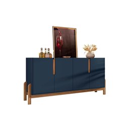 Conjunto Buffet e Cristaleira Jayce - Azul Cobalto - 7
