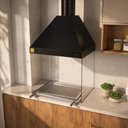 Ver imagem 2 de Kit Churrasqueira Gourmet 3 Águas Preta com Grelha Moeda 90cm