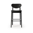 Ver imagem 4 de Banqueta Catarina Madeira Maciça Nobre com Assento e Encosto Estofados para Cozinha e Área Gourmet