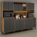 Ver imagem 4 de Armário para Cozinha 12 Portas 3 Gavetas Agata Valdemóveis