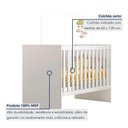 Ver mais imagens de Quarto Bebê Guarda Roupa Cômoda Berço Life 4 Gavetas MDF Branco Tigus Móveis