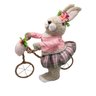 Coelhinha na Bicicleta Feliz Pascoa 30x30x15cm LEAO PRIMO - 1