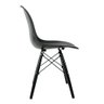 Conjunto Com 4 Cadeiras Eames Preta Empório Tiffany Base Em Polipropileno - 4