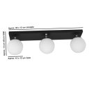Ver imagem 4 de Lustre Luminária Retangular Triplo New Cobre Orby Bolinha
