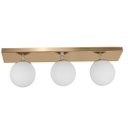 Ver imagem 3 de Lustre Luminária Retangular Triplo New Cobre Orby Bolinha