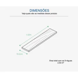 Piso Vinílico SPC Durafloor Nativa Manaus Caixa c/ 2,50m² - 3 Piso Vinílico SPC Durafloor Nativa Manaus Caixa c/ 2,50m² - 3