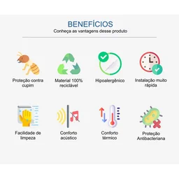 Piso Vinílico SPC Durafloor Nativa Manaus Caixa c/ 2,50m² - 4 Piso Vinílico SPC Durafloor Nativa Manaus Caixa c/ 2,50m² - 4