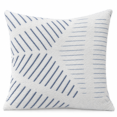 Almofadas para Sofás e Camas Decorativas un. Diversas Cores Macias:Branco e Azul