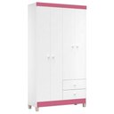 Ver imagem 6 de Berço Americano Lara com Colchão e Guarda Roupa Ternura Baby 4 Portas Branco Flex - Incorplac