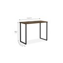 Ver imagem 2 de Mesa Office Decorativa e Estudo 0,76 Cm Preto/embuia - Ferro/mdf