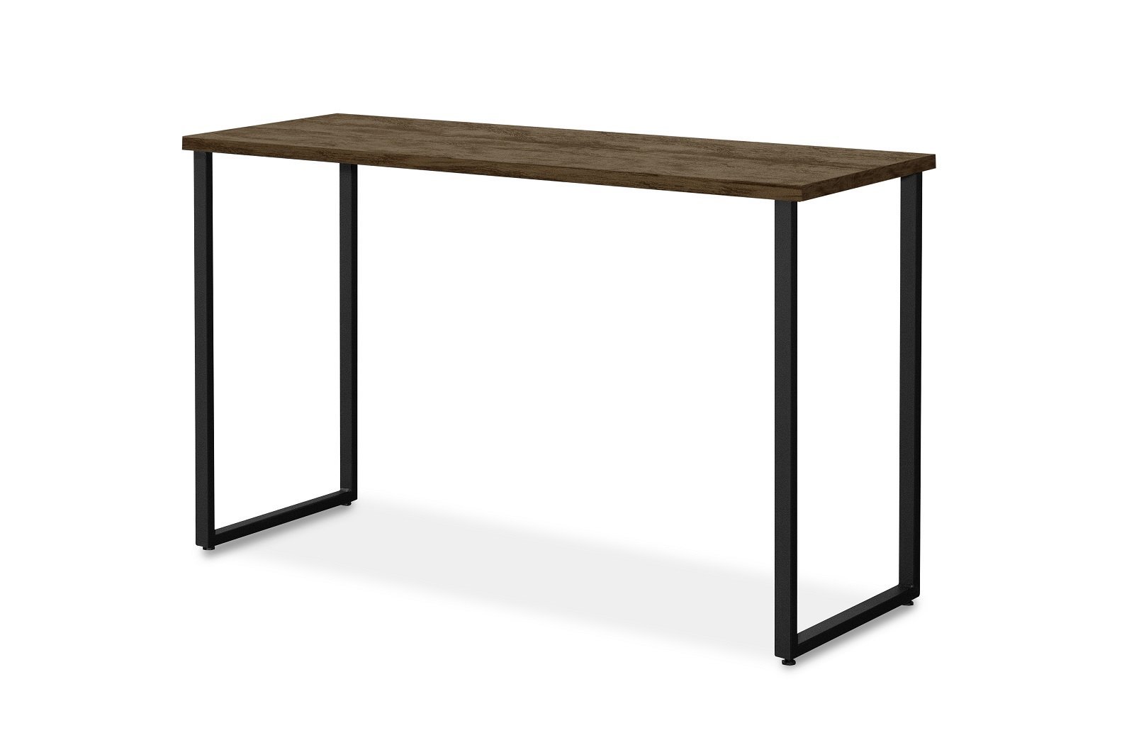 Mesa Office Decorativa e Estudo 0,76 Cm Preto/embuia - Ferro/mdf - 3