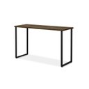 Ver imagem 3 de Mesa Office Decorativa e Estudo 0,76 Cm Preto/embuia - Ferro/mdf