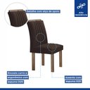 Ver imagem 6 de Conjunto Mesa Arizona 120cm com 4 Cadeiras Arizona Tampo Smart Plus com Vidro