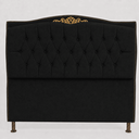 Ver imagem 2 de Cabeceira Greta 90cm Estofada Boucle p/ Cama Solteiro Quarto