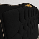 Ver imagem 3 de Cabeceira Greta 90cm Estofada Boucle p/ Cama Solteiro Quarto