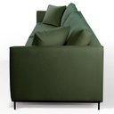 Ver imagem 5 de Sofá Fixo 3 Lugares Veludo Premium 230cm Verde Ravi