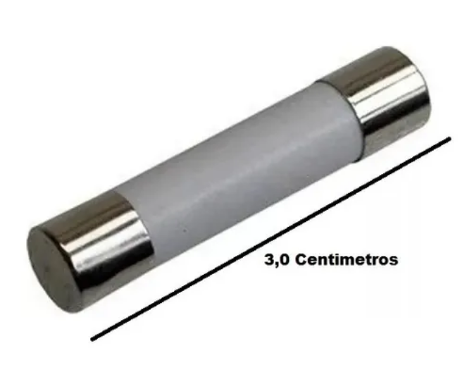 Kit Fusível Cerâmica -15a - 250v- 6x30mm -10 Peças - 2