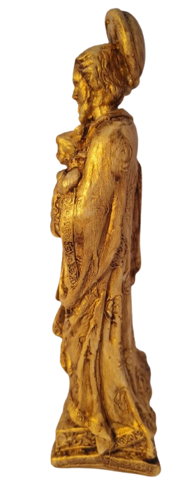 Sagrada Família Dourado Envelhecido - em Gesso - 6