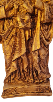 Sagrada Família Dourado Envelhecido - em Gesso - 4