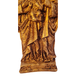 Sagrada Família Dourado Envelhecido - em Gesso - 4