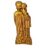 Sagrada Família Dourado Envelhecido - em Gesso - 7