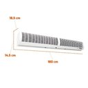 Ver imagem 2 de Cortina de Ar para Comércio e Escritório 180cm com Controle Remoto Monofásico Ca1218c 220v Eos