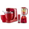 Kit Cozinha Philco Chef Vermelha Planetária e Liquidificador 220V - 6