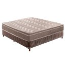 Ver imagem 1 de Cama Box Casal: Colchão Anatômico Paropas D28/ep Pasquale + Base Crc Suede Brown(138x188)
