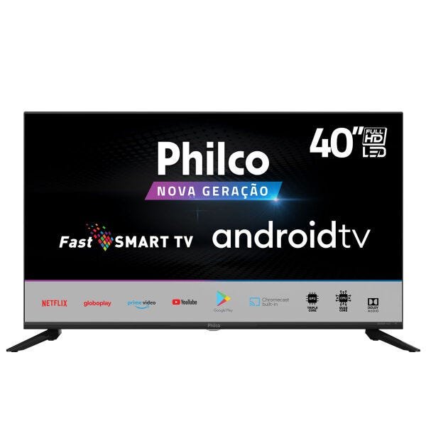 Smart TV Philco 40 Polegadas PTV40G71Agbl LED Android Bivolt Menor preço em Smart TV Philco 40 Polegadas PTV40G71Agbl LED Android Bivolt