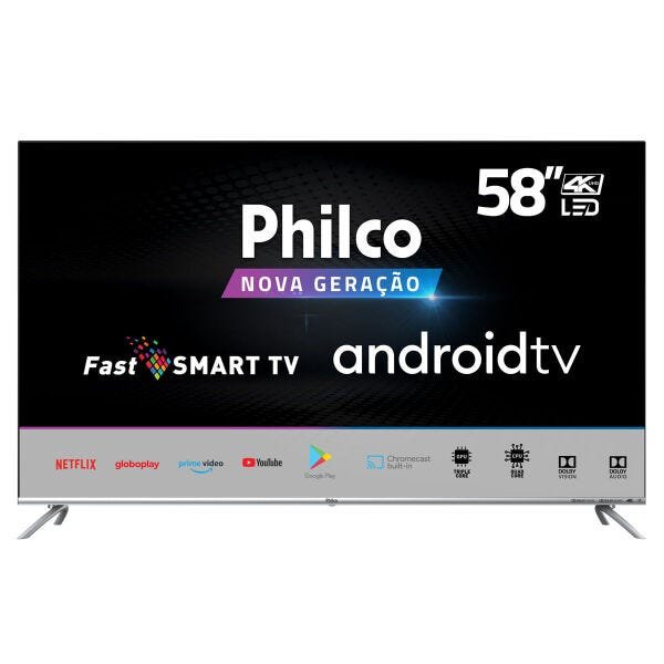 Smart TV Philco 58 Polegadas PTV58G71Agbls 4K LED Android Bivolt - 1