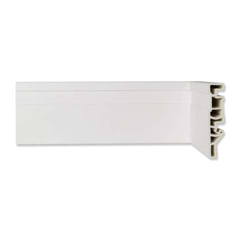 Rodapé PVC 7cm x 10mm Metro Linear Barra 225cm Teck