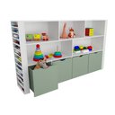 Ver imagem 1 de Organizador Infantil Brinquedos Adhara MDF 15mm 205cm Verde Woodcore