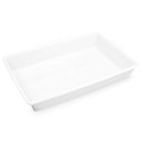 Ver imagem 1 de Bandeja de Plastico Retangular Branca 17l Plasvale - 60x40x9cm (cxlxa) Branco