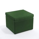 Ver imagem 3 de Kit 2 Poltronas Nina Com Puff Quasar Suede Verde Aradecor