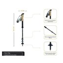 Ver imagem 5 de Bastão de Caminhada Trek Race Alumínio Preto 302502 Ntk