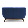 Sofá 2 Lugares Odeon D07 140cm Base Madeira Veludo Marinho - D'rossi Drossi - 3