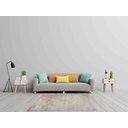 Ver imagem 2 de Tapete Sala Escritório Quadrado 1,20m X 1,20m Antiderrapante:areia