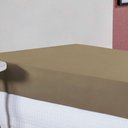 Ver imagem 3 de Lençol com Elástico Solteiro Nobre 1 Peça 30cm de Altura Malha 100% Algodão - Avelã