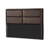 Cabeceira Cama Box Estofada King New York Courano Marrom - Probel - 1